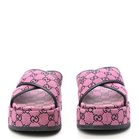 gucci criss cross slides womens|Gucci ladies slides.